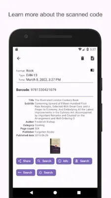 ScanDroid QR & Barcode scanner android App screenshot 8